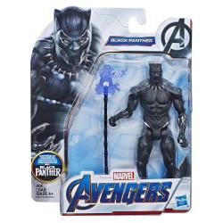 HASBRO Marvel Avengers Endgame Black Panther 6-Inch-Scale Figure ฮาสโบร มาร์เวล อเวนเจอร์ส หุ่นโมเดลฟิกเกอร์ แบล็ค แพนเตอร์ 6 นิ้ว ลิขสิทธิ์แท้