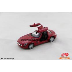 โมเดลรถ Mercedes-Benz SLS AMG สีแดง S-Class Scale 1:36