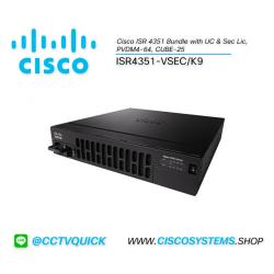 EOL ISR4351-VSEC/K9 (Cisco ISR 4351 Bundle with UC & Sec Lic, PVDM4-64, CUBE-25)