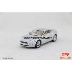 โมเดลรถซุปเปอร์ คาร์ Jaguar XK Coupe สีเทา Scale 1:38