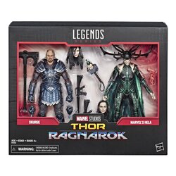 Hasbro Marvel Legends Series Skurge And Hela 6-Inch Action Figure ฮาสโบร มาร์เวล เลเจนด์ อเวนเจอร์ส หุ่นโมเดลฟิกเกอร์ สเกิร์จ และ เฮล่า 6 นิ้ว ลิขสิทธิ์แท้