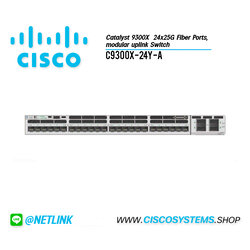 C9300X-24Y-A (Catalyst 9300X 24x25G Fiber Ports, modular uplink Switch)