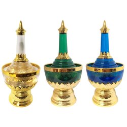 กรวดน้ำพลาสติก ลายทอง