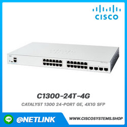 อุปกรณ์กระจายสัญญาณ Cisco รุ่น C1300-24T-4G