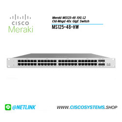 MS125-48-HW (Meraki MS125-48 10G L2 Cld-Mngd 48x GigE Switch)