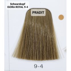 Schwarzkopf Igora Royal ครีมย้อมผม อีโกร่า รอยัล เบอร์9-4 สีบลอนด์อ่อนมากออกเบจ (60ml) 80 กรัม
