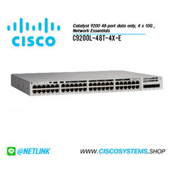 C9200L-48T-4X-E (Catalyst 9200L 48-port data, 4 x 10G ,Network Essentials)