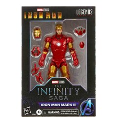 Hasbro Marvel Legends Series Iron Man Mark 3 Avengers Infinity Saga 6-inch Scale Figure ฮาสโบร มาร์เวล เลเจนด์ หุ่นโมเดลฟิกเกอร์ ไอรอนแมน มาร์ค3 ขนาด 6 นิ้ว ลิขสิทธิ์แท้
