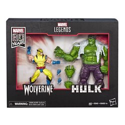 Hasbro Marvel Legends Series Hulk and Wolverine 6-Inch Action Figure ฮาสโบร มาร์เวล เลเจนด์ อเวนเจอร์ส หุ่นโมเดลฟิกเกอร์ ฮัลค์ และ วูล์ฟเวอรีน ขนาด 6 นิ้ว ลิขสิทธิ์แท้