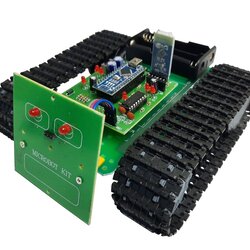 MB109 หุ่นยนต์ MICROBOT รถถังตีนตะขาบ เขียนโปรแกรมและควบคุมด้วย Bluetooth