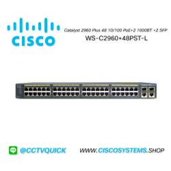 EOL WS-C2960+48PST-L (Cisco Catalyst 2960 Plus 48 10/100 PoE+2 1000BT+2 SFP LAN Base) ** C1000-48P-4G-L