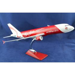 โมเดลเครื่องบิน แอร์เอเชีย Air Asia (Airbus A320) 2ไอพ่น สีแดง มาเลเซีย ลำใหญ่