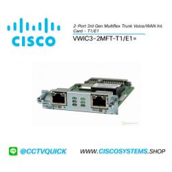 VWIC3-2MFT-T1/E1= (2-Port 3rd Gen Multiflex Trunk Voice/WAN Int. Card - T1/E1)