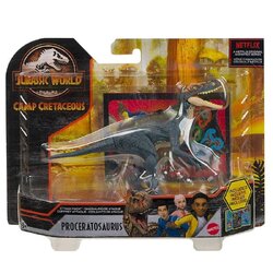 Mattel Jurassic World Dino Rivals Attack Pack Proceratosaurus (HBX30) แมทเทล จูราสสิค เวิลด์ ของเล่นแอ็กชั่นฟิกเกอร์ไดโนเสาร์ โพรเซราโทซอรัส