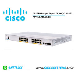 EOL CBS350-24P-4G-EU (CBS350 Managed 24-port GE, PoE, 4x1G SFP) ** C1300-24P-4G
