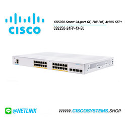 EOL CBS250-24FP-4X-EU (CBS250 Smart 24-port GE, Full PoE, 4x10G SFP+) ** C1200-24FP-4X