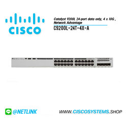 C9200L-24T-4X-A (Catalyst 9200L 24-port data only, 4 x 10G ,Network Advantage)