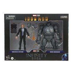 Hasbro Marvel Legends Series Obadiah Stane and Iron Monger Avengers Infinity Saga 6-inch Scale Figure ฮาสโบร มาร์เวล เลเจนด์ หุ่นโมเดลฟิกเกอร์ โอบาไดอาห์ สเตน และ ไอรอน มองเกอร์ ขนาด 6 นิ้ว ลิขสิทธิ์แท้