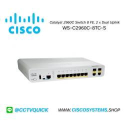 EOL WS-C2960C-8TC-S (Cisco Catalyst 2960C Switch 8 FE, 2 x Dual Uplink,Lan Lite) ** WS-C2960L-8TS-LL
