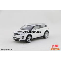 โมเดลรถ Land Rover Range Rover Evoque 2 ประตู สีขาว Scale 1:34-1:39