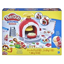 Hasbro Play-Doh Kitchen Creations Pizza Oven Playset ฮาสโบร แป้งดินน้ำมันเด็ก เพลย์โดว์ คิทเช่น ครีเอชั่น พิซซ่า โอเว่น เพลย์เซ็ท ลิขสิทธิ์แท้