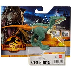 Mattel Jurassic World Ferocious Pack Moros Intrepidus (HDX22) แมทเทล จูราสสิค เวิลด์ ของเล่นแอ็กชั่นฟิกเกอร์ไดโนเสาร์ โมรอส อินเทรพิดัส