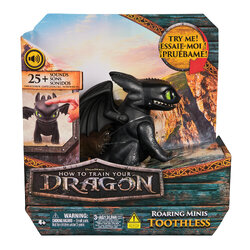 HOW TO TRAIN YOUR DRAGON ROARING MINIS TOOTHLESS โมเดล ของเล่น ฟิกเกอร์ เขี้ยวกุด มีเสียงและคำพูดเด็ดๆ 25 แบบ ลิขสิทธิ์แท้
