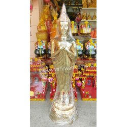 พระประจำวันทองเหลืองขัดเงา พิมพ์ 20 นิ้ว