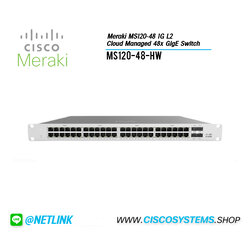 MS120-48-HW (Meraki MS120-48 1G L2 Cloud Managed 48x GigE Switch)
