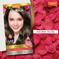 ครีมเปลี่ยนสีผม โลแลน อโรมา คัลเลอร์ ครีม Lolane Aroma L10 สีบลอนด์เข้มประกายหม่น 145 กรัม