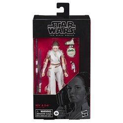 Hasbro Star Wars The Black Series Rey and D-O 6-inch-scale Figure ฮาสโบร สตาร์ วอร์ส เดอะ แบล็ค ซีรีส์ หุ่นโมเดลฟิกเกอร์ เรย์ ขนาด 6 นิ้ว และ ดี-โอ ลิขสิทธิ์แท้
