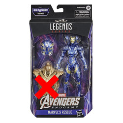 Hasbro Marvel Legends Series Avengers : Endgame Best of Wave 2020 Rescue 6-inch Figure ฮาสโบร มาร์เวล เลเจนด์ ซีรี่ย์ส อเวนเจอร์ส หุ่นโมเดลฟิกเกอร์ เรสคิวท์ ขนาด 6 นิ้ว (No BAF) ลิขสิทธิ์แท้