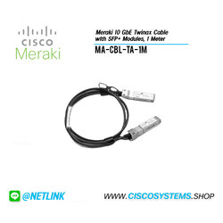MA-CBL-TA-1M (Meraki 10 GbE Twinax Cable with SFP+ Modules, 1 Meter)