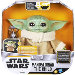 Hasbro Star Wars The Mandalorian Baby Yoda The Child Animatronic Edition Toy Figure ฮาสโบร สตาร์ วอร์ส แมนดาโรเลี่ยน หุ่นโมเดลฟิกเกอร์ เบบี้ โยดา ขนาด 7.2 นิ้ว มีเสียง25แบบ ขยับได้ ลิขสิทธิ์แท้