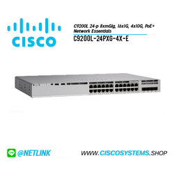 C9200L-24PXG-4X-E (C9200L 24-p 8xmGig, 16x1G, 4x10G, PoE+, Network Essentials)