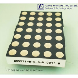FuturePack FP1030 LED DOT 5x7 SIZE 3.8x5.3, K5, A7 5mm.