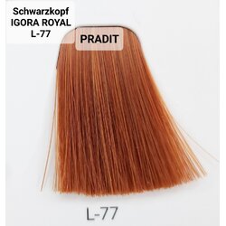 Schwarzkopf Igora Royal ครีมย้อมผม อีโกร่า รอยัล เบอร์ L-77 (60ml) 80 กรัม
