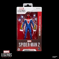 Hasbro Marvel Legends Series Gamerverse Miles Morales Upgraded Suit Style Spider-Man Figure ฮาสโบร มาร์เวล เลเจนด์ ซีรี่ย์ส หุ่นโมเดลฟิกเกอร์ เกมเมอร์เวิร์ส ไมล์ โมราเลส อัพเกรด สูท สไปเดอร์-แมน ขนาด 6 นิ้ว ลิขสิทธิ์แท้