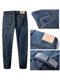 001043 กางเกงยีนส์ XOFO Selvage Denim สไตล์วินเทจ Version Jeans Slim feet ผ้าริมแดง Size 28-38