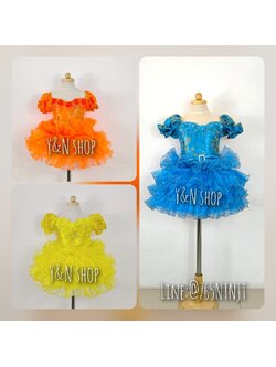 ชุดแขนตุ๊กตา 2 ข้าง ชุดดรัมเมเยอร์ ชุดดรัมเมเยอร์เด็ก ชุดเชียร์ลีดเดอร์เด็ก