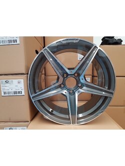 ล้อแต่งเบนซ์ EDITION-5 18" ล้อใหม่ สีเทากันหน้าเงา