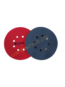 ฟองน้ำกระดาษทราย 6 นิ้ว 8 รู