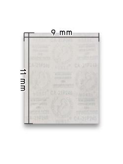 สี่เหลี่ยม 9"x11" หลังกระดาษ #600