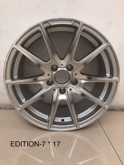 ล้อแต่งเบนซ์ EDITION-7 17" ล้อใหม่แกะกล่อง สีบรอนหน้าเงา