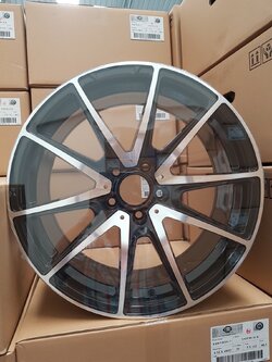 ล้อแต่งเบนซ์ EDITION-7 18" ล้อใหม่ สีดำหน้าเงา