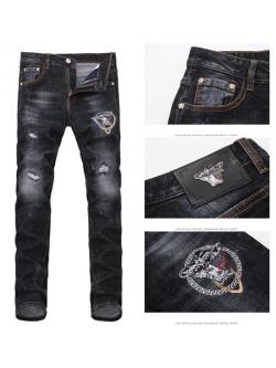 000991 ยีนส์ Ajaz James Style Versace Italy New Summer 2019 Jeans Denim Slim feet Size 28-38