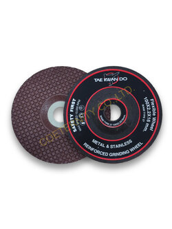 ใบเจียรเหล็ก TAEKWANDO 4 นิ้ว สีแดง