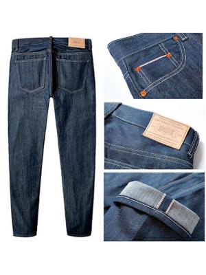 001043 กางเกงยีนส์ XOFO Selvage Denim สไตล์วินเทจ Version Jeans Slim feet ผ้าริมแดง Size 28-38