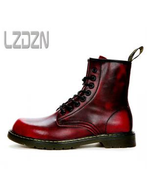 01054 รองเท้าบูท LZDZN Boots Leather Shoes high สไตล์วินเทจ [ชาย/หญิง] Size 35-44