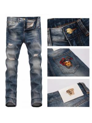 001009 ยีนส์ Ajaz James Style Versace Italy New Summer 2019 Jeans Denim Slim feet Size 28-38